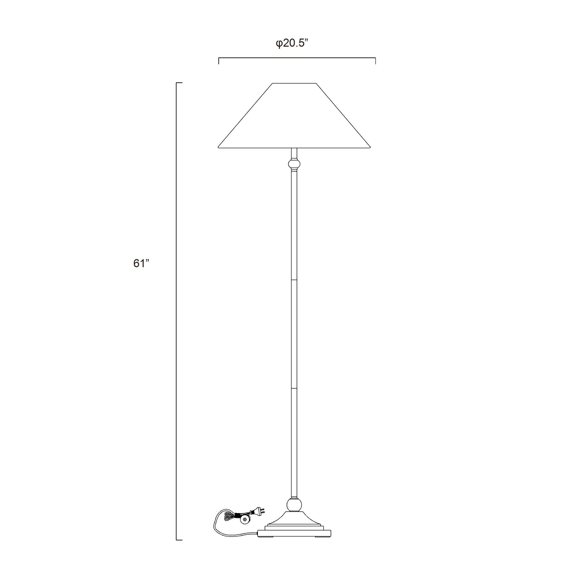 Violet Floor Lamp