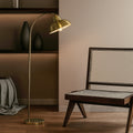 Manor Metal Floor Lamp - Weathered Brass