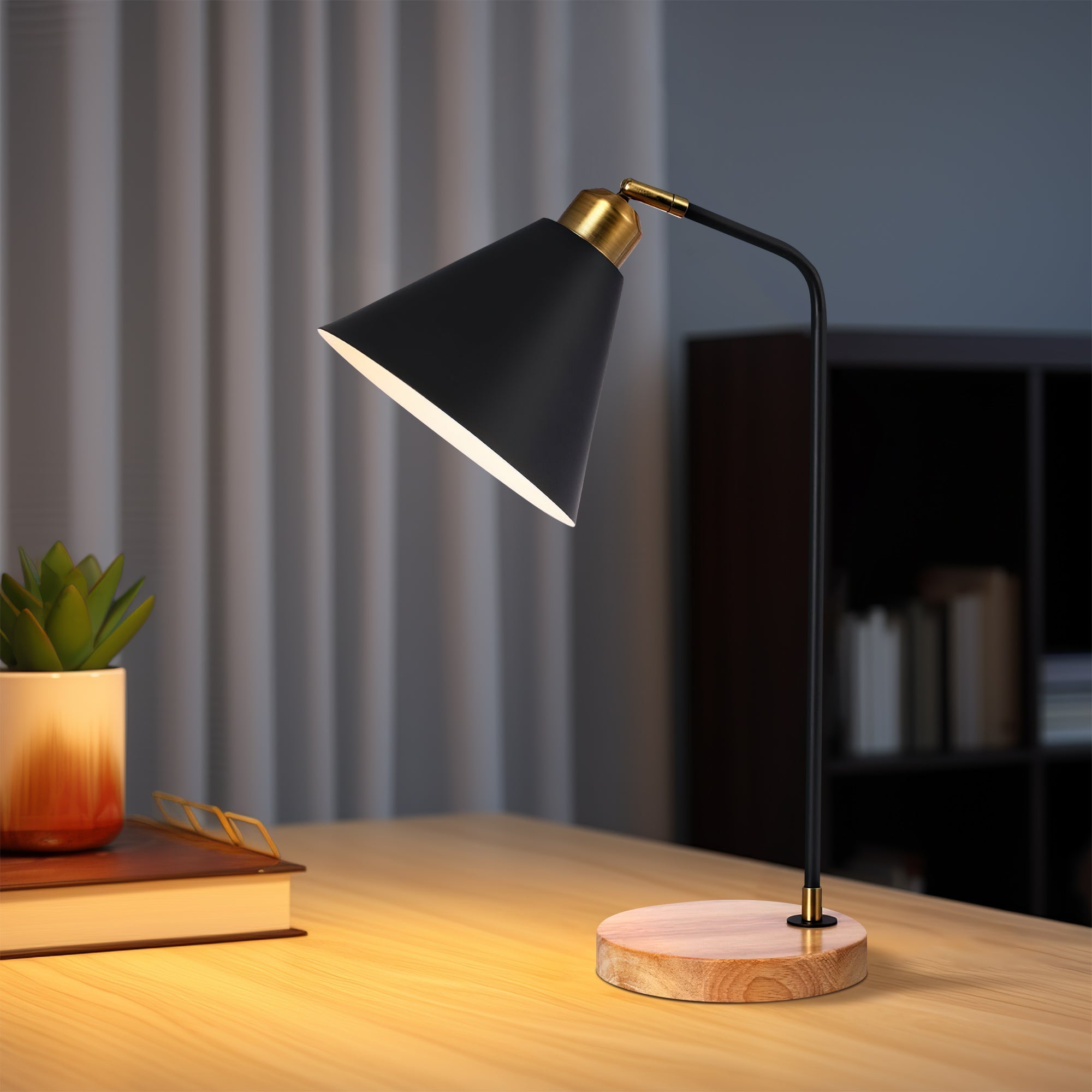 Aimee Table Lamp - Black