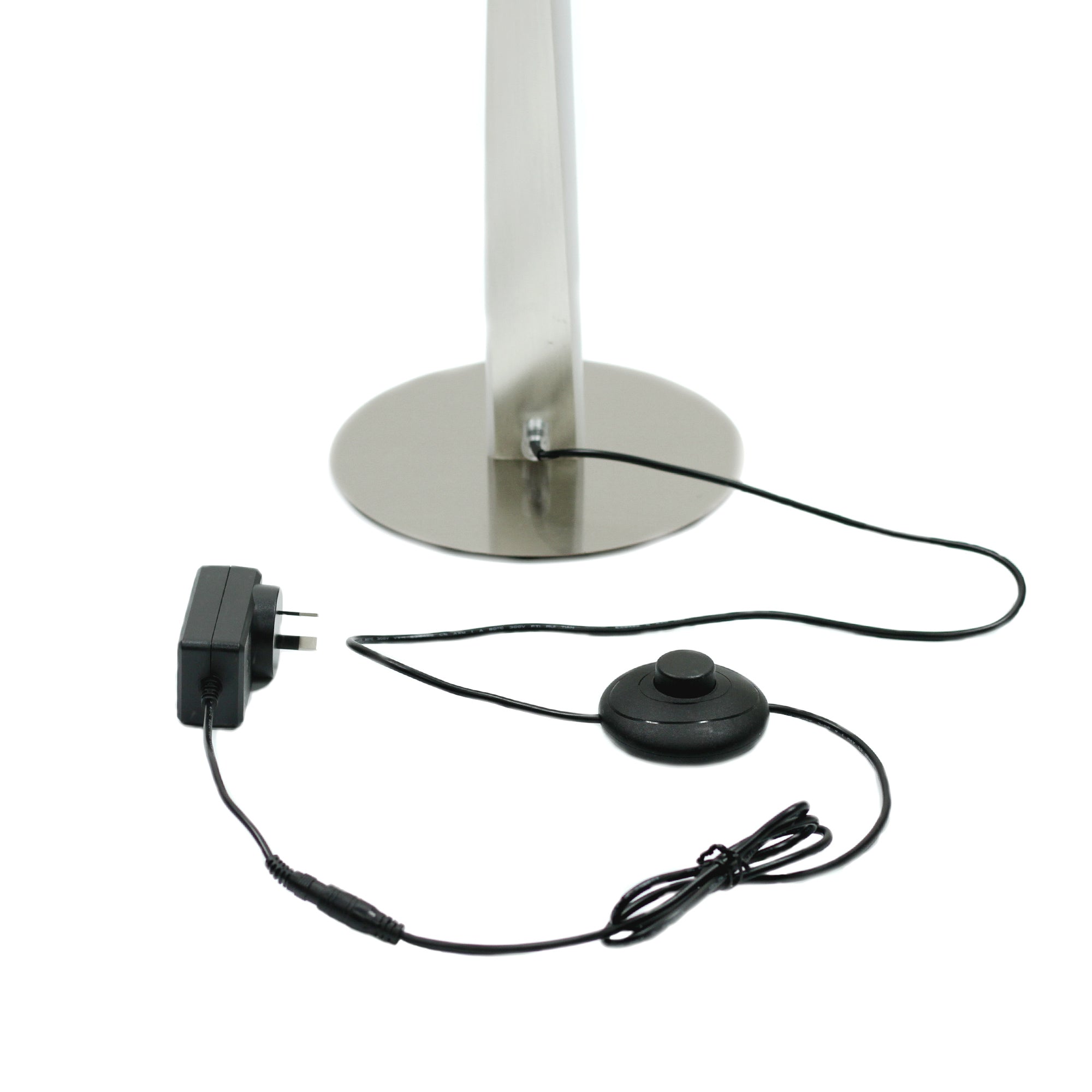 Enhalus LED Floor Lamp - Brushed Chrome