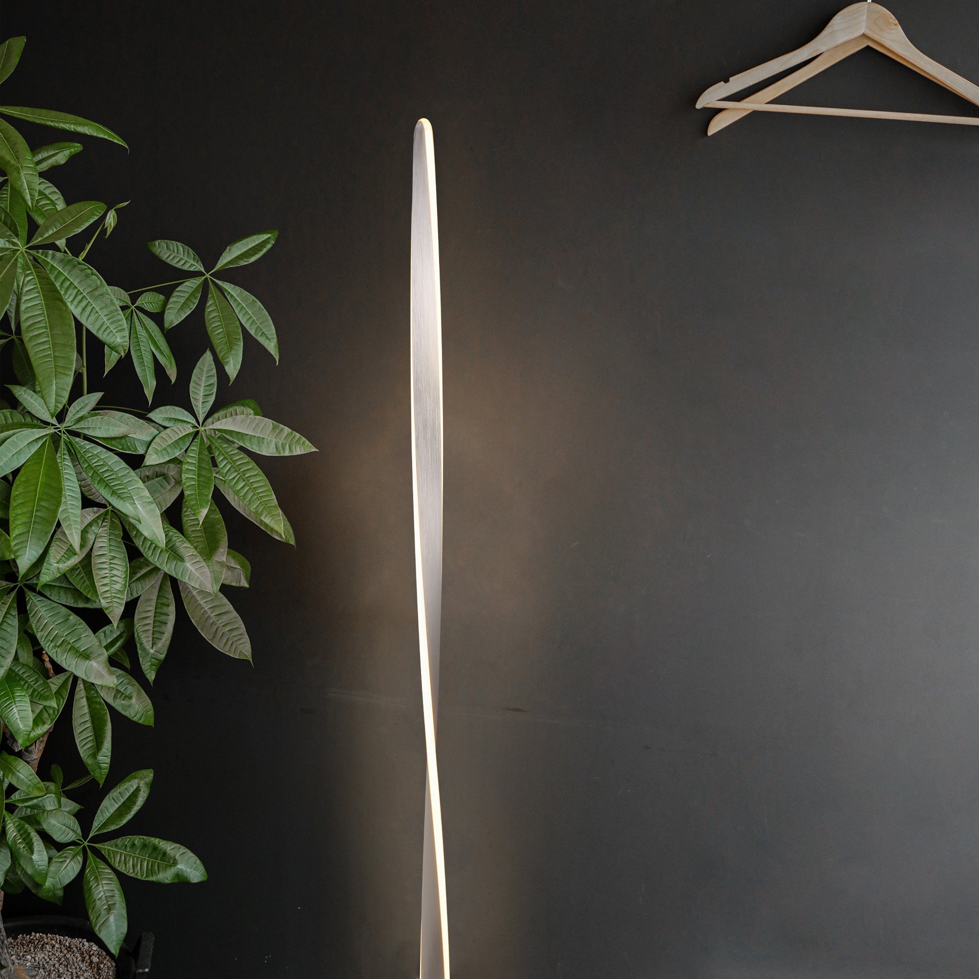 Enhalus LED Floor Lamp - Brushed Chrome